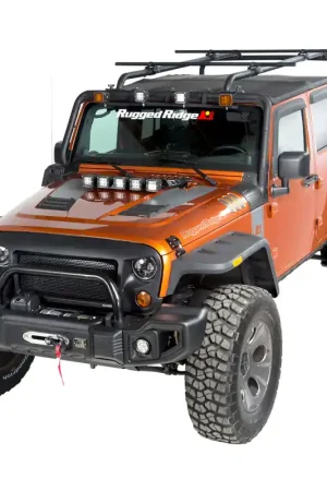 Trusted Brand Rugged Ridge 07-18 Jeep Wrangler 4-Door Sherpa Roof Rack Kit