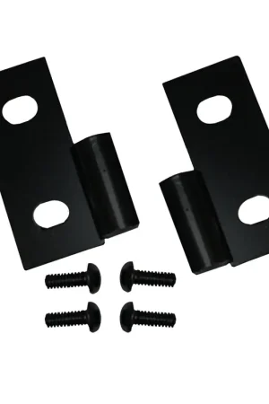 Order Now Rugged Ridge 76-06 Jeep CJ / Jeep Wrangler Black Lower Door Hinge Brackets