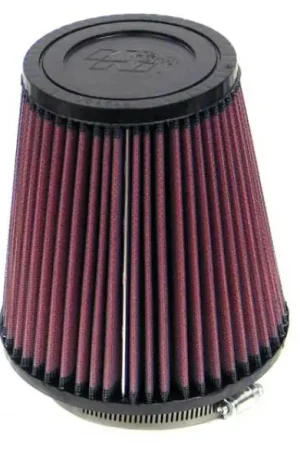 K&N Round Tapered Universal Air Filter 3.5in Flange ID / 5.75in Base OD / 3.75in Top OD / 6in H Crafted