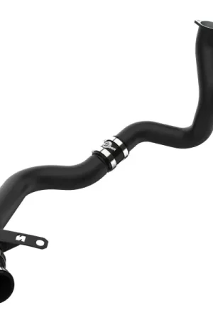 Same Day Shipping aFe 22-23 Hyundai Kona N L4 2.0L (t) BladeRunner 2-1/4in to 2-1/2in Aluminum Hot Charge Pipe - Black