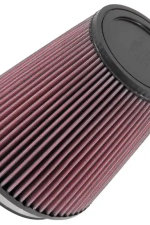 Must Have K&N Filter Universal Rubber Filter 5 inch Flange 6 1/2 inch Base 4 3/8 inch Top 7 inch Height