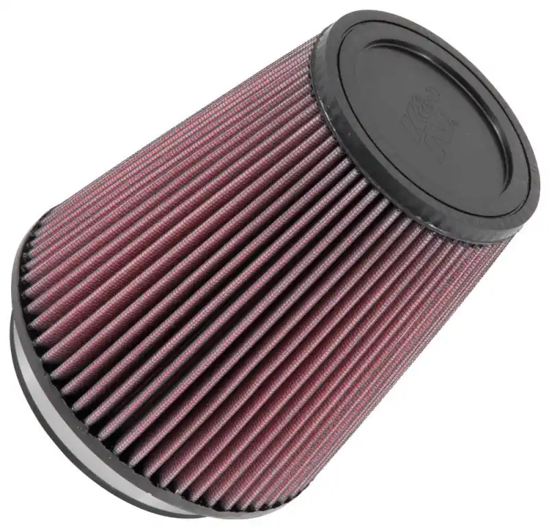 Must Have K&N Filter Universal Rubber Filter 5 inch Flange 6 1/2 inch Base 4 3/8 inch Top 7 inch Height