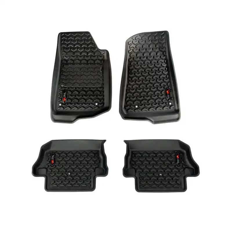 Rugged Ridge Floor Liner Kit Black F/R 18-20 Jeep Wrangler JL 2Dr Buy Today