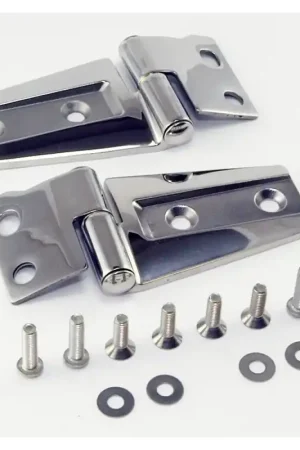 Buy Today Rugged Ridge 07-18 Jeep Wrangler JK Stainless Hood Hinge Kit