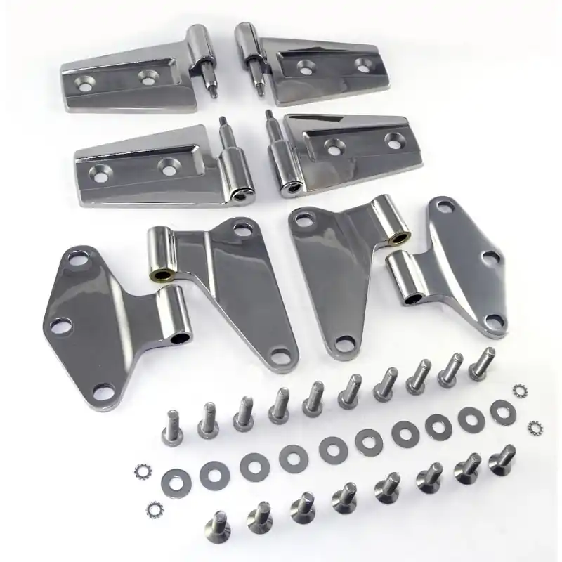 Rugged Ridge 07-18 Jeep Wrangler JK Stainless Steel Door Hinge Kit Best Price