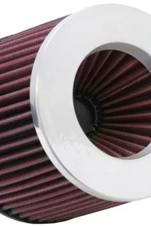 While Supplies Last K&N Universal Filter 3 inch Flange 6 inch Base 5 1/4 inch Top 5 inch Height w/ Polished Top