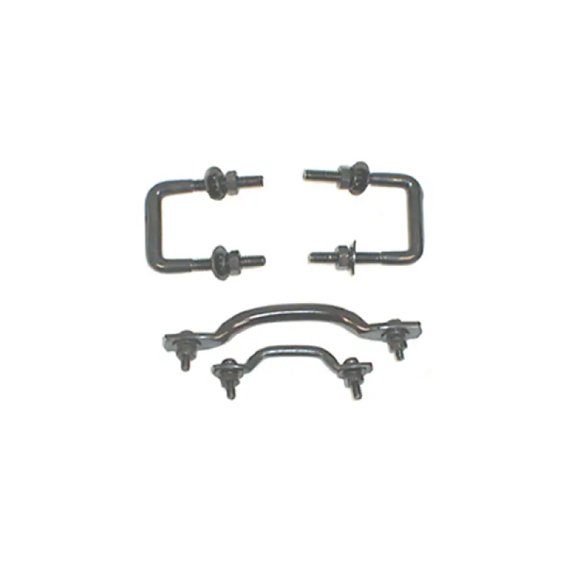 Premium Rugged Ridge Windshield Tie Down Kit Black 55-95 Jeep CJ / Jeep Wrangler