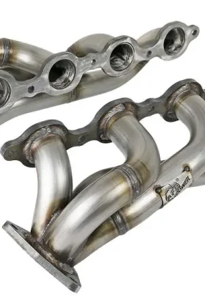 Limited Offer aFe Twisted 1-3/4in 304SS Shorty Header 20-23 GM 2500/3500HD 6.6L V8