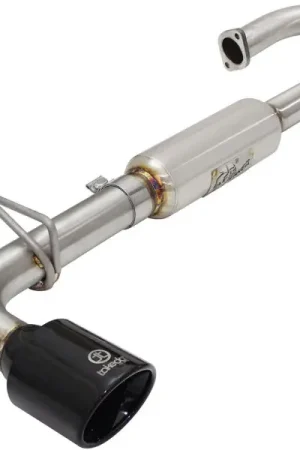 Handmade aFe Takeda 11-16 Scion TC 2.5L 2 1/4-2 1/2in Stainless Steel Axle-Back Exhaust w/Black Tip