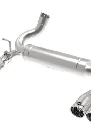 New Release aFe Rebel Series 2.5in 409 SS Axle-Back Exhaust Polished 07-18 Jeep Wrangler (JK) V6-3.6L/3.8L