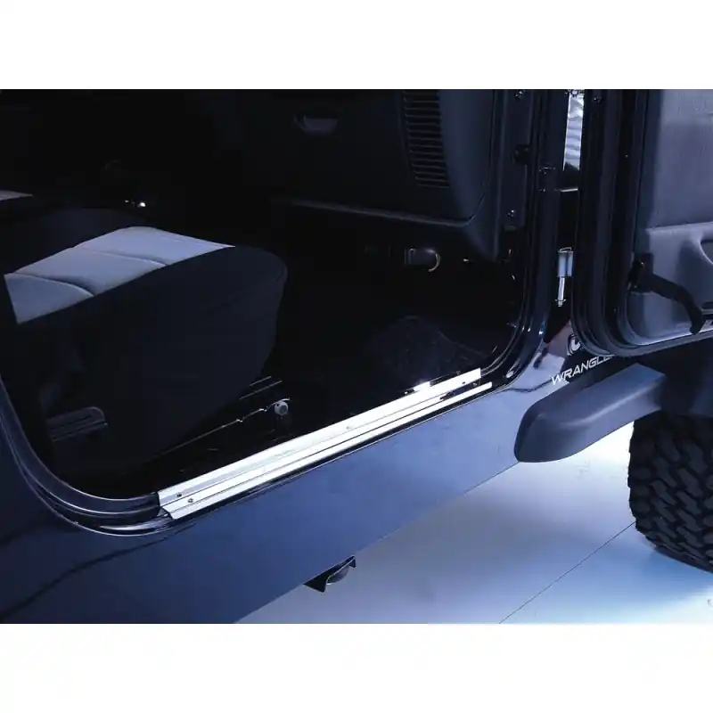 Rugged Ridge 97-06 Jeep Wrangler TJ Stainless Steel Door Entry Guards Sale