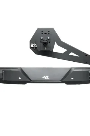 Super Sale Rugged Ridge 18-22 Jeep Wrangler (JL) Rubicon/Spt 2dr HD Rear Bumper w/Swing Out Tire Carrier - Blk