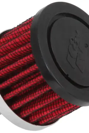 Fan Favorite K&N Steel Base Crankcase Vent Filter .75in Vent OD x 2in OD x 1.5in Height