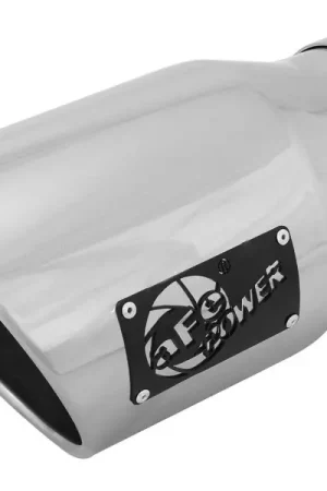 Trending aFe Diesel Exhaust Tip Bolt On Black 5in Inlet x 7in Outlet x 12in - Right