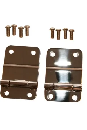 Rugged Ridge 76-86 Jeep CJ Stainless Steel Tailgate Hinges Affordable