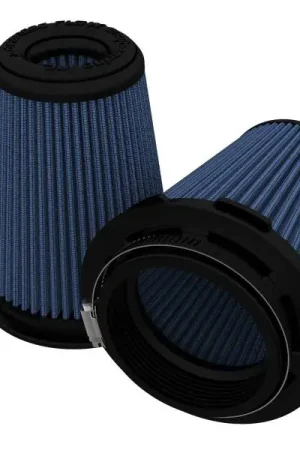 Exclusive aFe Magnum FLOW Pro 5R Air Filters 3.5in F x 5in B x 3.5in T (Inverted) x 6in H (Pair)