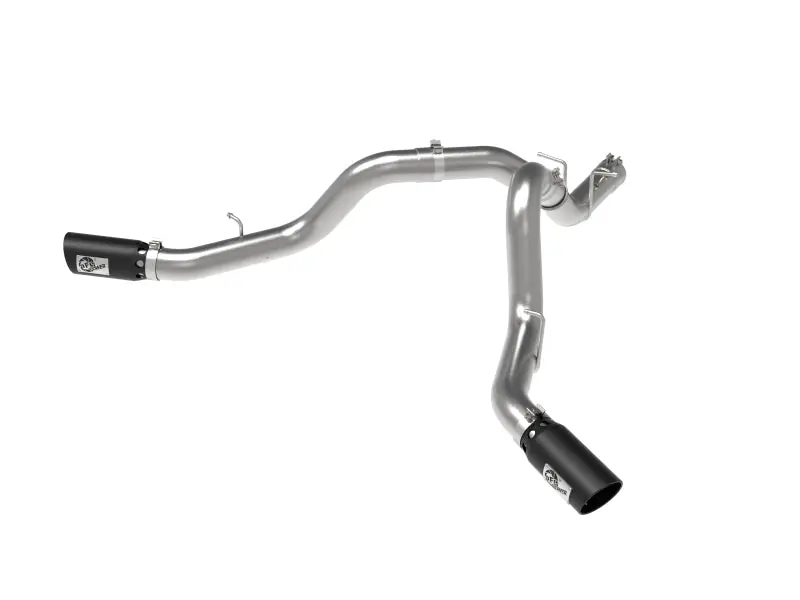 Handmade aFe Large Bore-HD 4in 409SS DPF-Back Exhaust System w/Black Tip 20 GM Diesel Trucks V8-6.6L (td) L5P