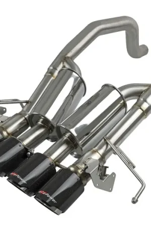 aFe MACHForce XP Axle Back 304SS Exhaust w/ Carbon Fiber Tips 15-19 Chevy Corvette Z06 Direct From Factory