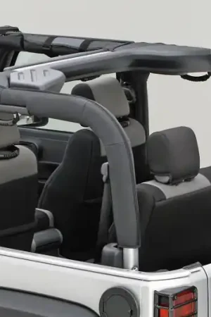 Next Day Delivery Rugged Ridge Roll Bar Cover Black Vinyl 07-18 Jeep Wrangler JK