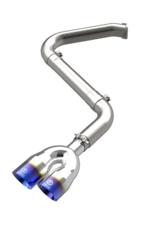 Limited Time aFe Takeda Axle-Back Exhaust System Hyundai Elantra N Line 21-25 L4-1.6L- Blue Flame Tip