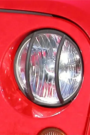 Instant Buy Rugged Ridge 07-18 Jeep Wrangler JK Black Headlight Euro Guards