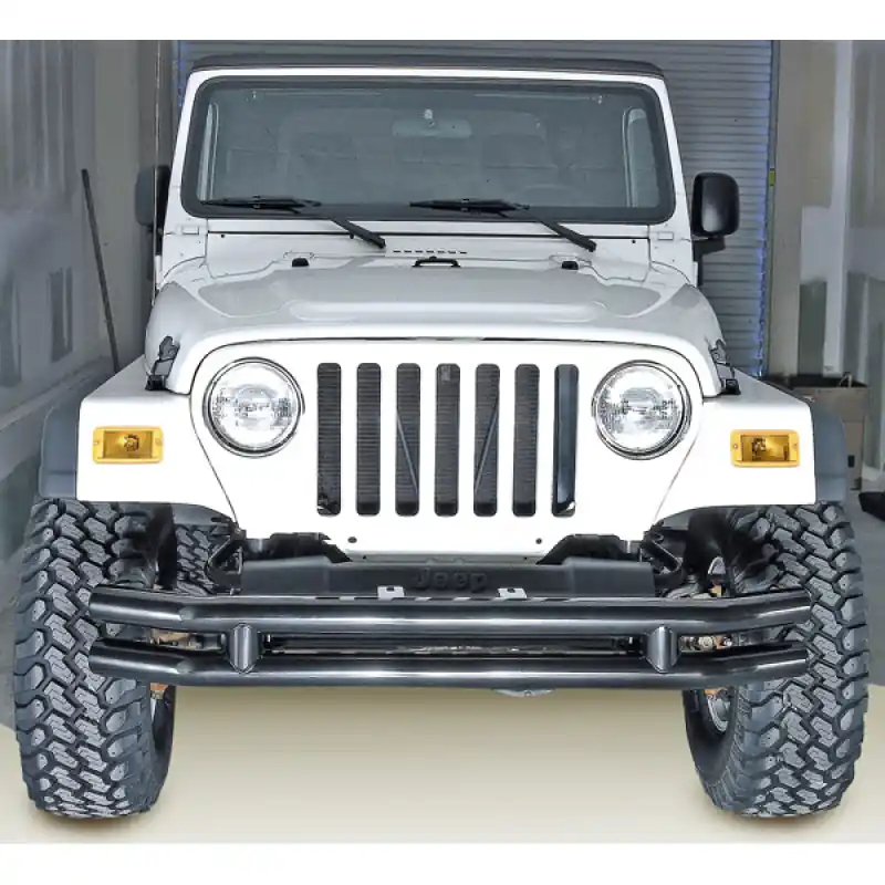 Popular Rugged Ridge 3in Double Tube Bumper 76-06 Jeep CJ / Jeep Wrangler