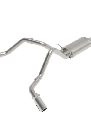 aFe Apollo GT Cat-Back Exhaust GM Trucks 09-18 V6-4.3L/V8-4.8/5.3L-Dual Rear-Side Exit Polish Tips Hot Picks
