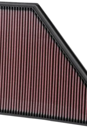 Grab Now K&N Replacement Panel Air Filter 12.313in OS L x 10.313in OS W x 1.188in H for 13-14 Cadillac ATS