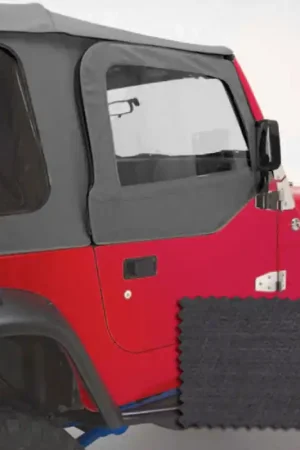 Rugged Ridge Door Skins Black Denim 97-06 Jeep Wrangler Time-Limited