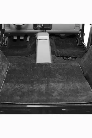 Limited Edition Rugged Ridge Deluxe Carpet Kit Black 76-95 Jeep CJ / Jeep Wrangler Models