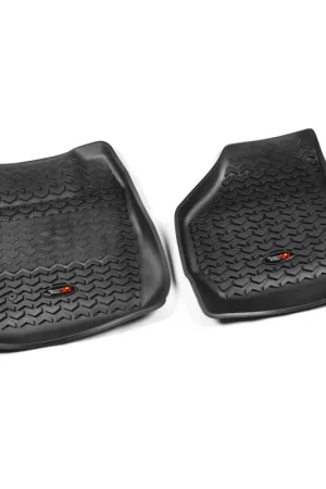 Best Price Rugged Ridge Floor Liner Front Black 1999-2007 Ford F-250 / F-350 Super Duty Regular / Extended