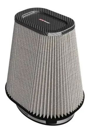 Professional Grade aFe Track Series Intake Pro DRY S Air Filter (7-1/2 x5-1/2)IN F x(9-1/4 x7-1/4)IN B x(6 x4)IN T x9IN
