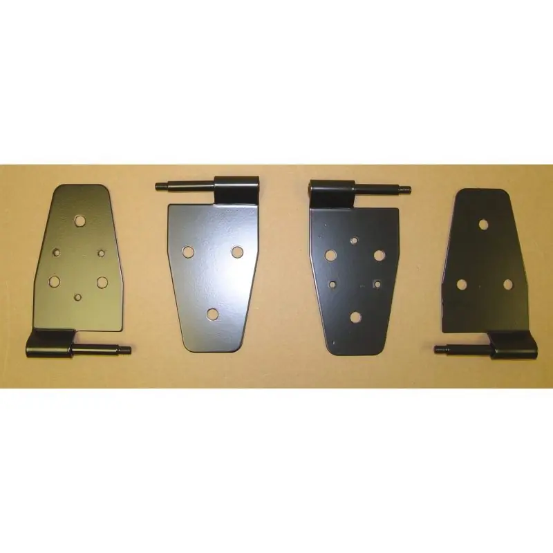 Rugged Ridge 87-06 Jeep Wrangler Black Door Hinge Kit Popular