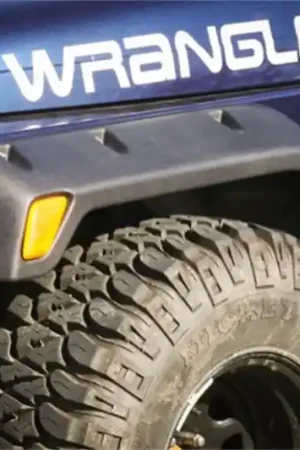 Best Choice Rugged Ridge 4-Piece Fender Flare Kit 4.75-In 97-06 Jeep Wrangler