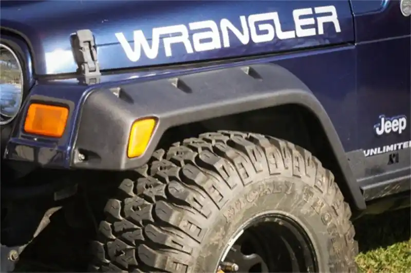 Best Choice Rugged Ridge 4-Piece Fender Flare Kit 4.75-In 97-06 Jeep Wrangler