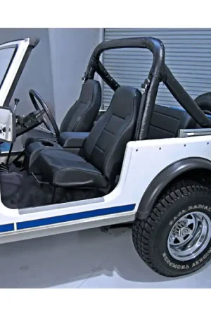 Don’t Miss Out Rugged Ridge High-Back Front Seat Non-Recline Black Denim 76-02 CJ&