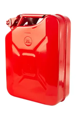 Free Delivery Rugged Ridge Jerry Can Red 20L Metal