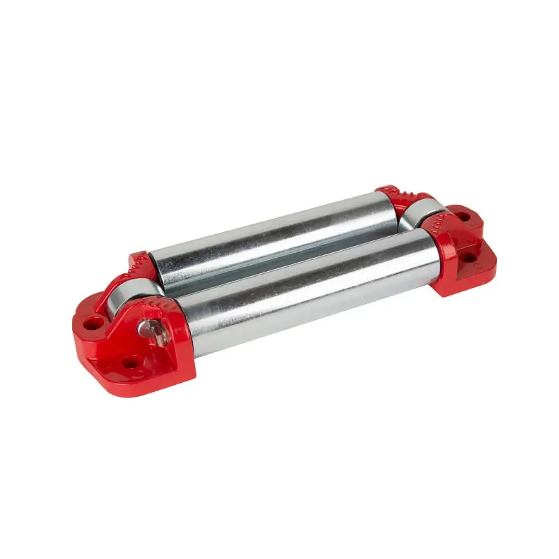 Secure Checkout Rugged Ridge 4-Way Red Fairlead Roller