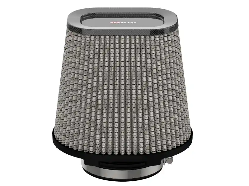 Clearance aFe Track Series Intake Pro DRY S Air Filter 4IN F x (7-3/4 x 6-1/2)IN B x (5-3/4 x 3-3/4)IN T x 7IN