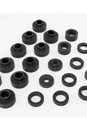 Rugged Ridge Body Mount Kit Black 80-86 Jeep CJ5 & CJ7 Best Price