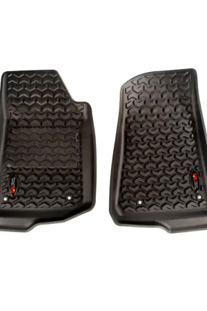 Get Yours Rugged Ridge Floor Liner Front Black 2018-2020 Jeep Wrangler 2020 Gladiator JL / JT