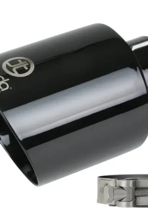 aFe Takeda Universal Exhaust Tip 2-1/2 IN Inlet x 4-1/2 IN Outlet x 7 IN L- Black Original