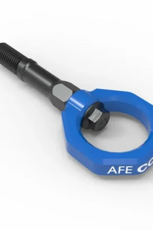 Best Choice aFe CONTROL Rear Tow Hook Chevrolet Corvette (C8) 20-25 V8-6.2L- Blue