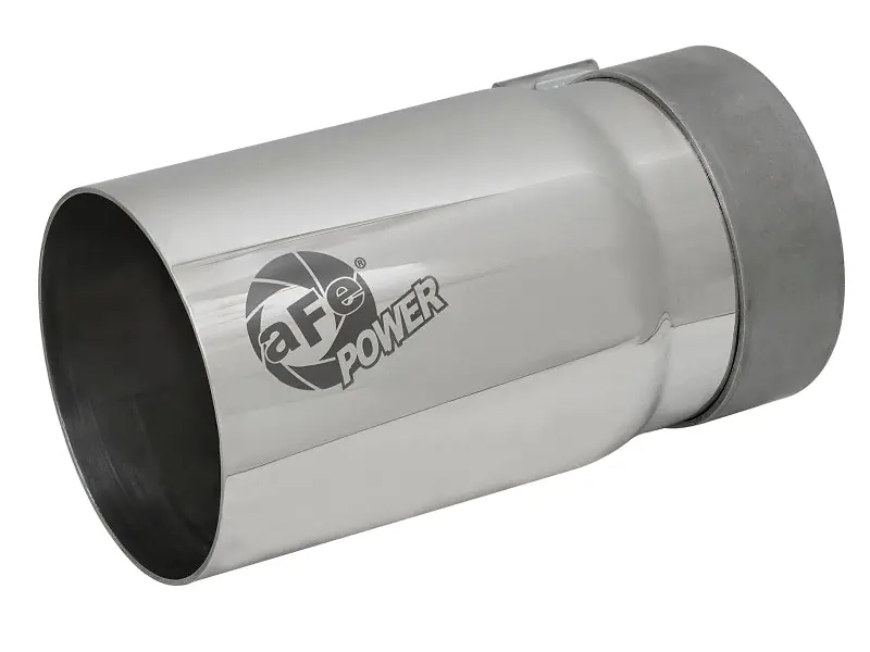 Viral aFe MACH Force-Xp Universal Exhaust Tip 3-1/2 IN Inlet x 4 IN Outlet x 7 IN Polished Right Side Exit