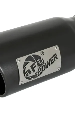 Factory Price aFe MACH Force-Xp Universal Exhaust Tip 4 IN Inlet x 5 IN Outlet x 12 IN L- Black Tip
