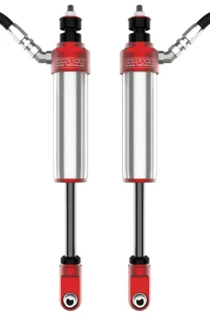 Holiday Sale aFe Sway-A-Way 2.5 Front Shock Kit w/Remote Reservoirs for 0-1.5 IN Lifts Ford F-250/F-350 17-24 4WD