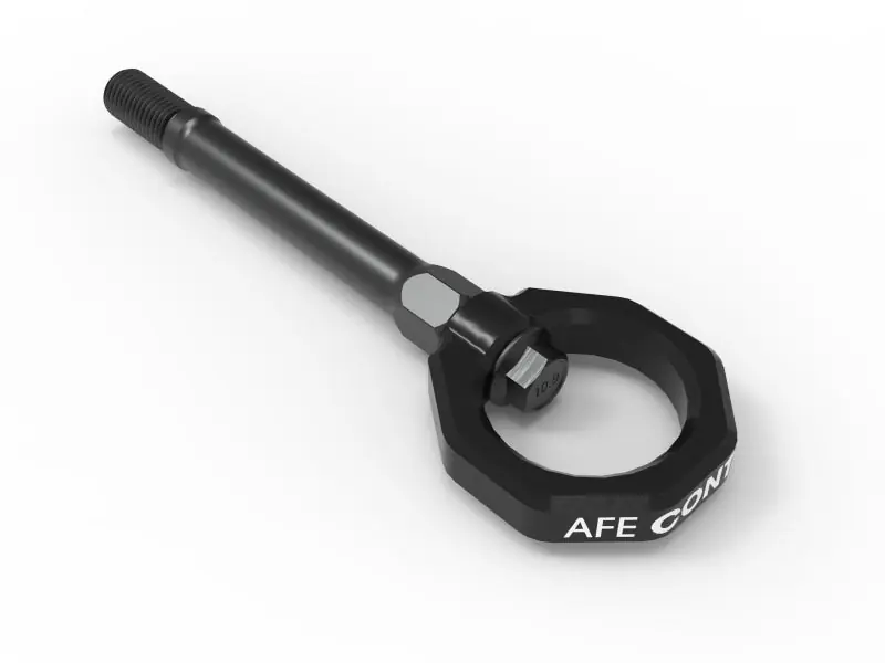 aFe 20-24 Chevrolet Corvette Control Front Tow Hook (Black) Fan Favorite