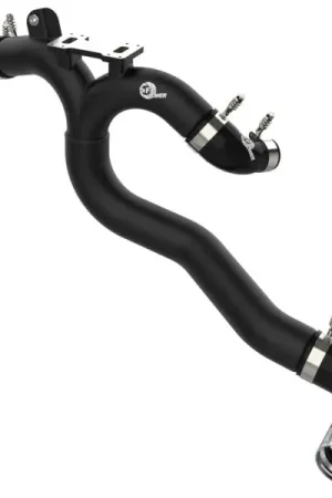 Warranty Included aFe Kia Stinger 18-22 V6-3.3L (tt) BladeRunner Hot Charge Pipe- Black