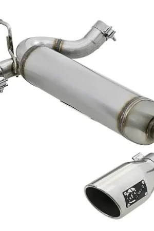 Fan Favorite aFe Rebel Series 2.5in 409 SS Axle-Back Exhaust w/Polished Tips 07+ Jeep Wrangler (JK) V6 3.6L/3.8L