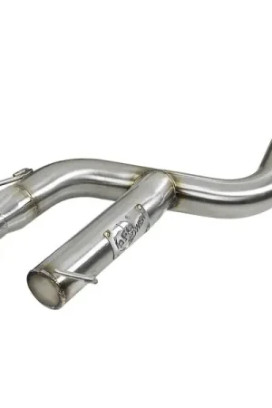 aFe MACHForce XP 08-13 BMW 135i L6-2.0L N54/N55 3in. 304 SS Axle-Back Exhaust w/Polished Tips Free Delivery